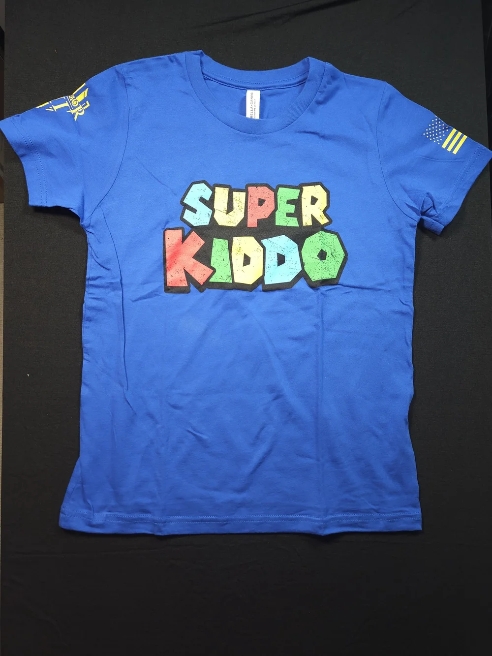 Bella Canvas Royal Blue Kids Tee with Tag